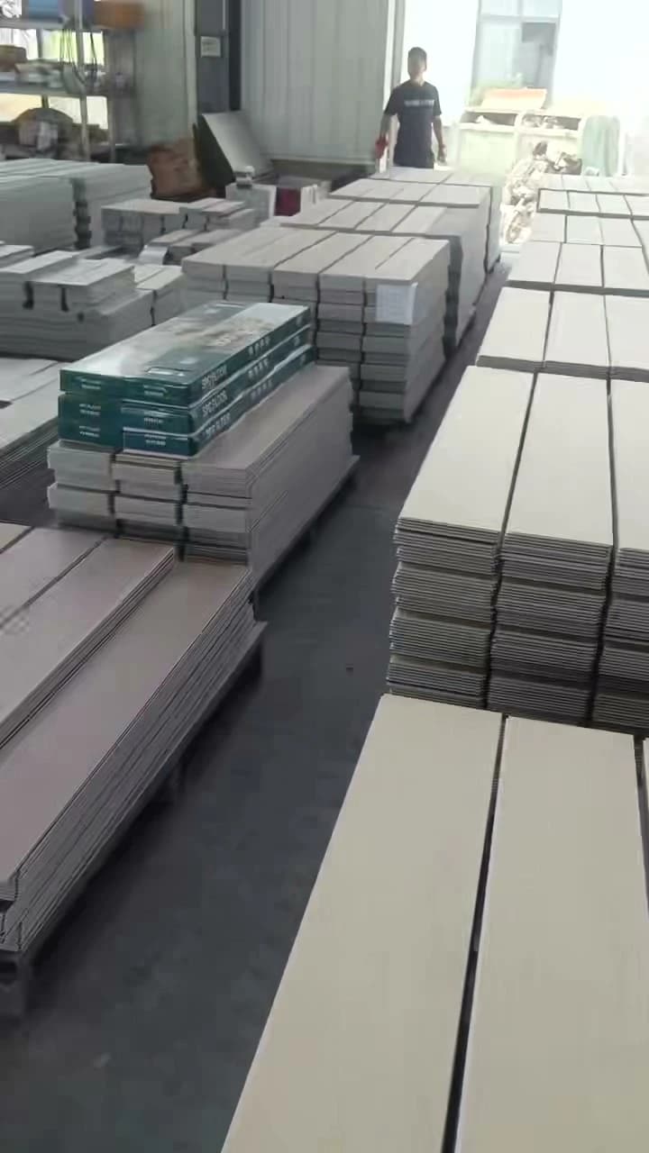 SPC flooring factory view from a local product video SPC flooring factory view from a local product video