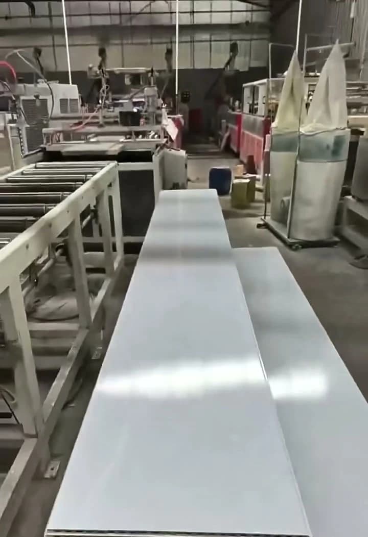 Wall panel factory view from a local product video Wall panel factory view from a local product video