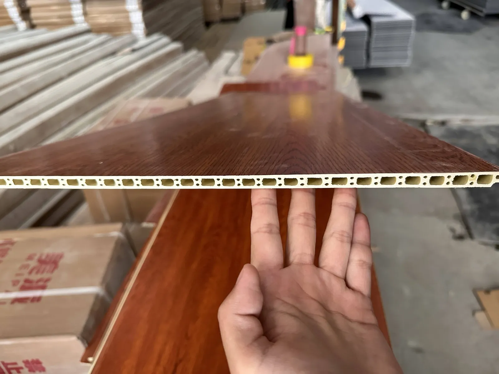 Real wall panel product material and profile detail Real wall panel product material and profile detail