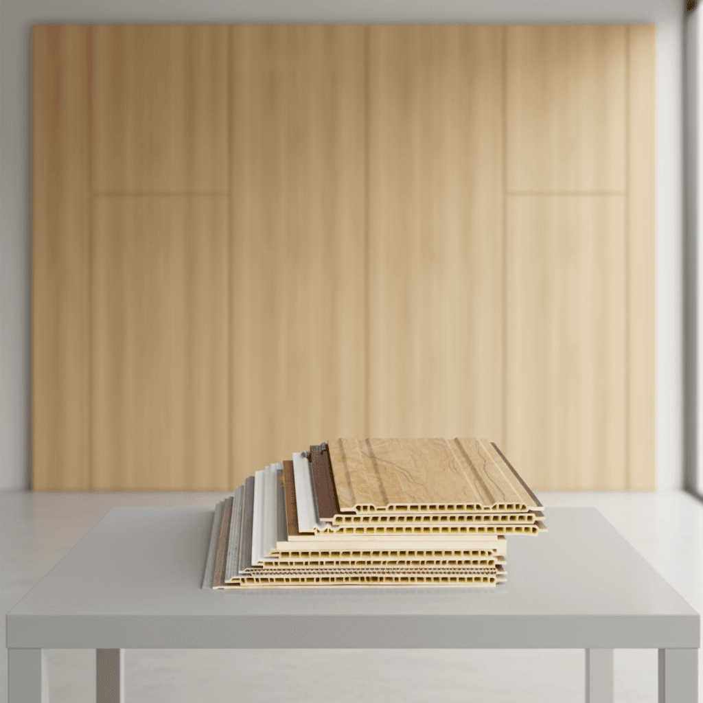 WPC Wall Panels WPC wall panel product display