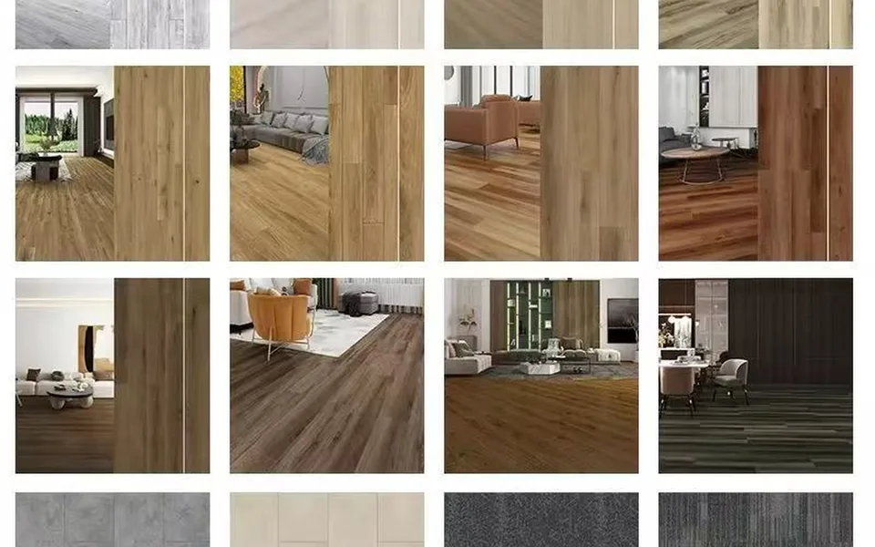 Residential SPC flooring color and installation reference